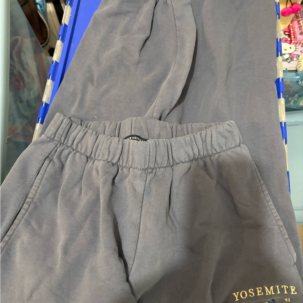 Brandy Melville Gray Yosemite Sweatpants